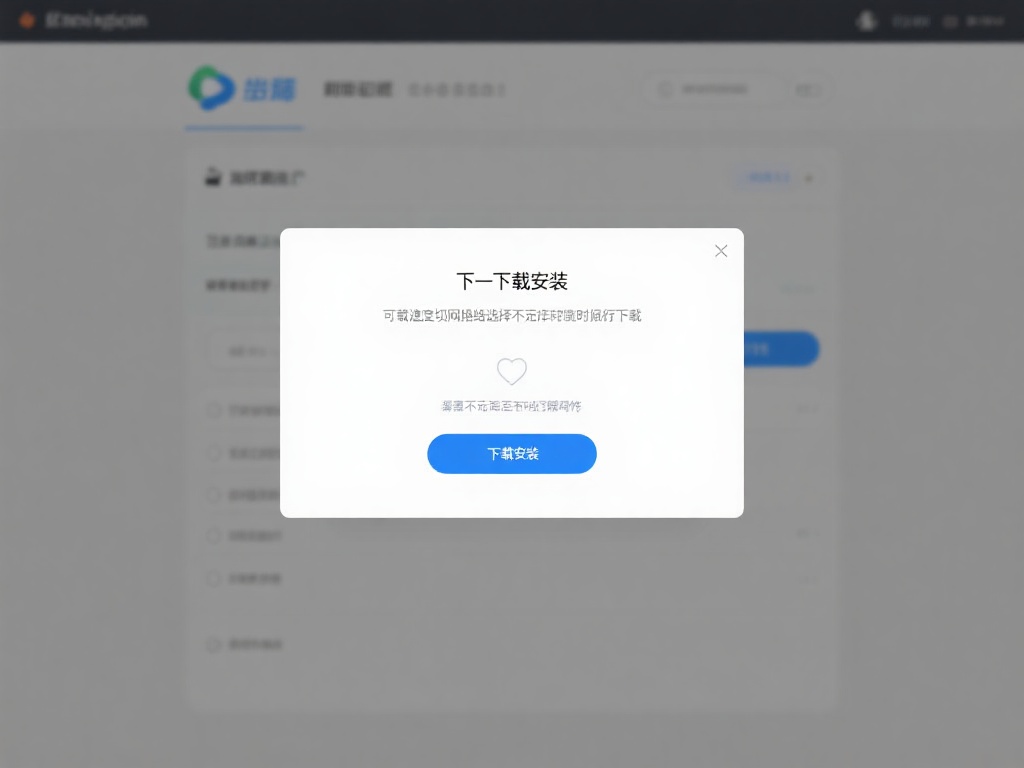 接下来，在页面提示下进行下载安装。下载速度受网络环